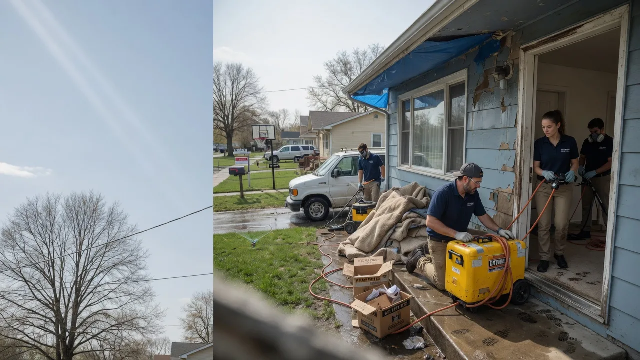 Basement Flood Cleanup in Dille, WV near me